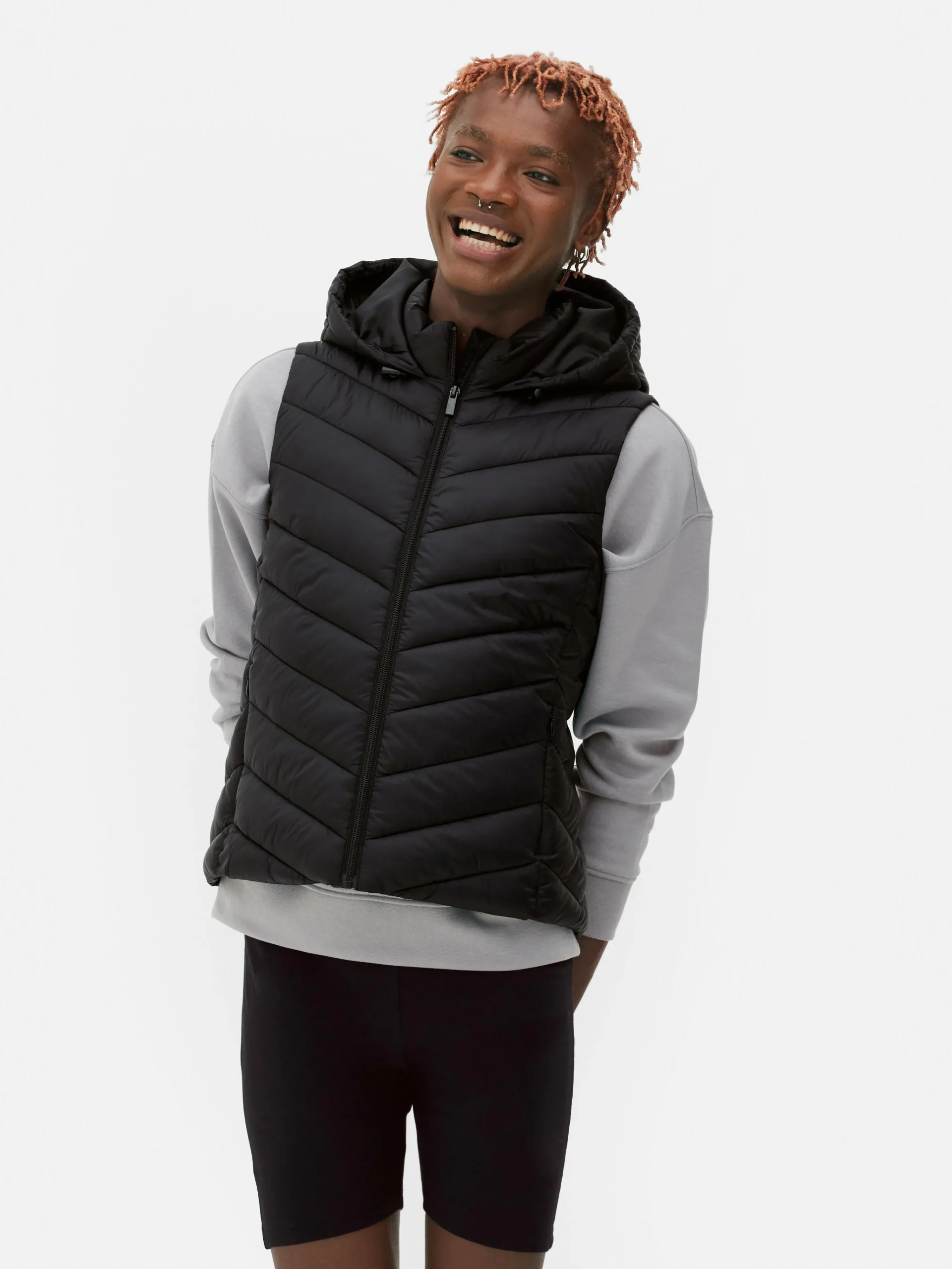 Hot Weste Mit Kapuze Damen Jacken Und Mäntel