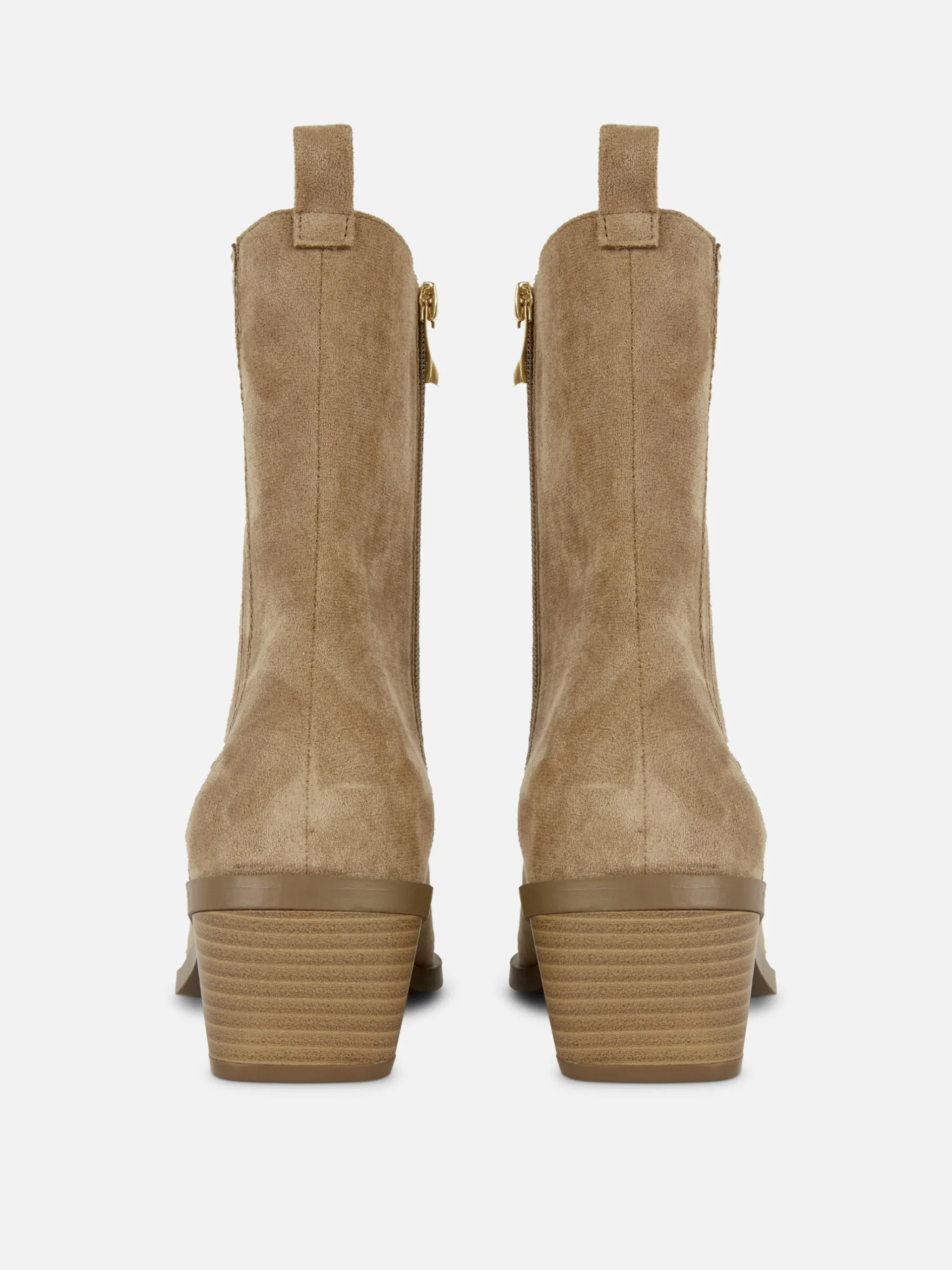 Clearance Westernstiefeletten Mit Niedrigem Absatz Damen Stiefel|Denim