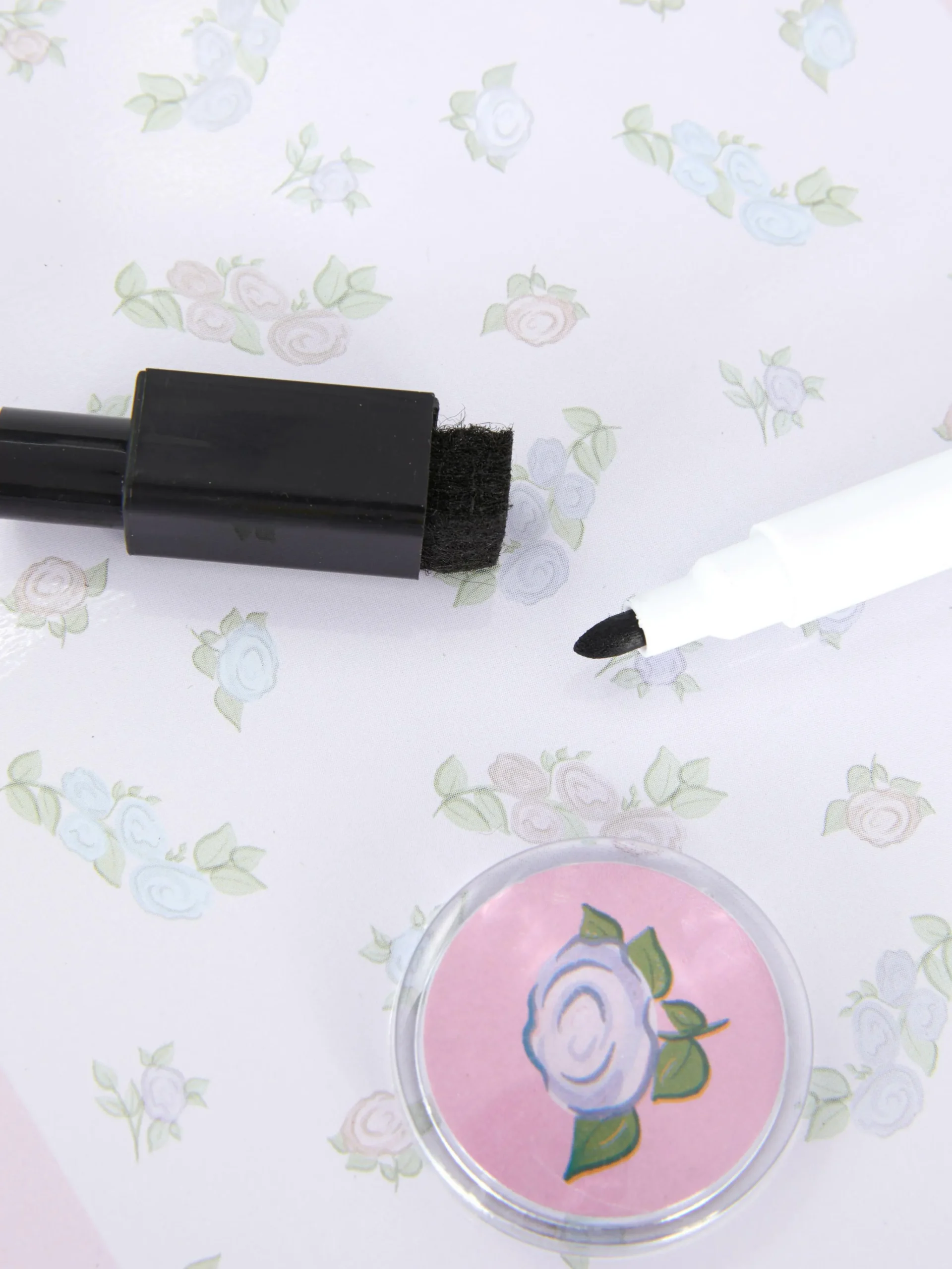 Hot Whiteboard Mit Blumenmuster Kinder Basteln Und Handarbeiten