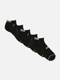 Hot „Wilson“ Sneakersocken, 5er-Pack Herren Socken