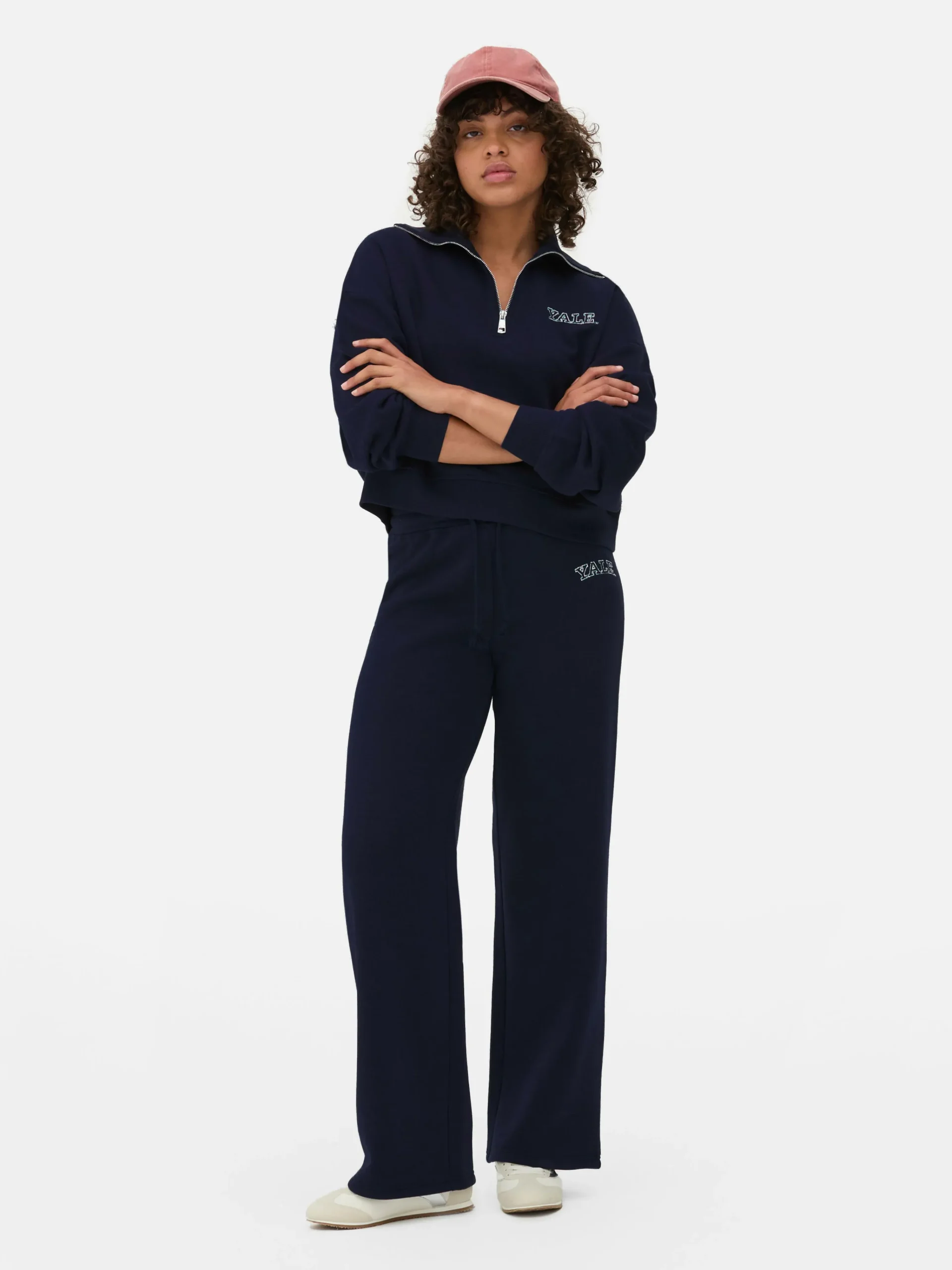 Discount „Yale“ Kombi-Jogginghose Mit Weitem Bein Damen Jogginghosen