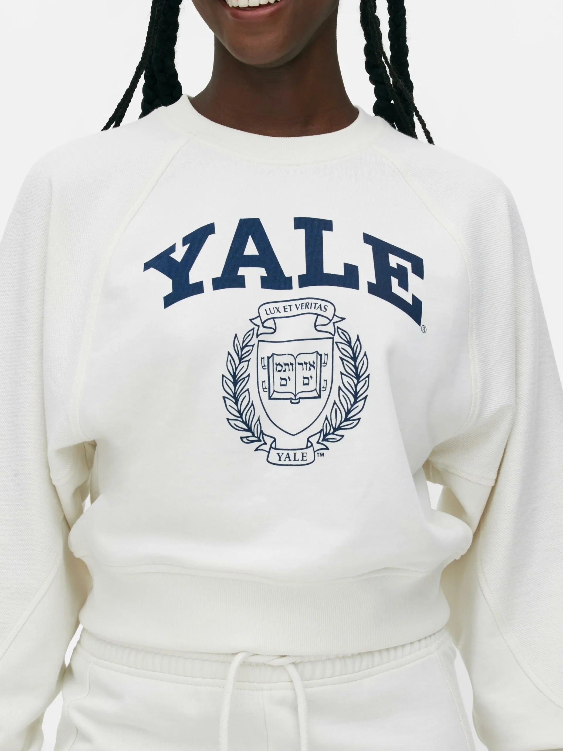Clearance „Yale“ Sweatshirt Mit Geradem Schnitt Und Grafik Damen Hoodies Und Sweatshirts