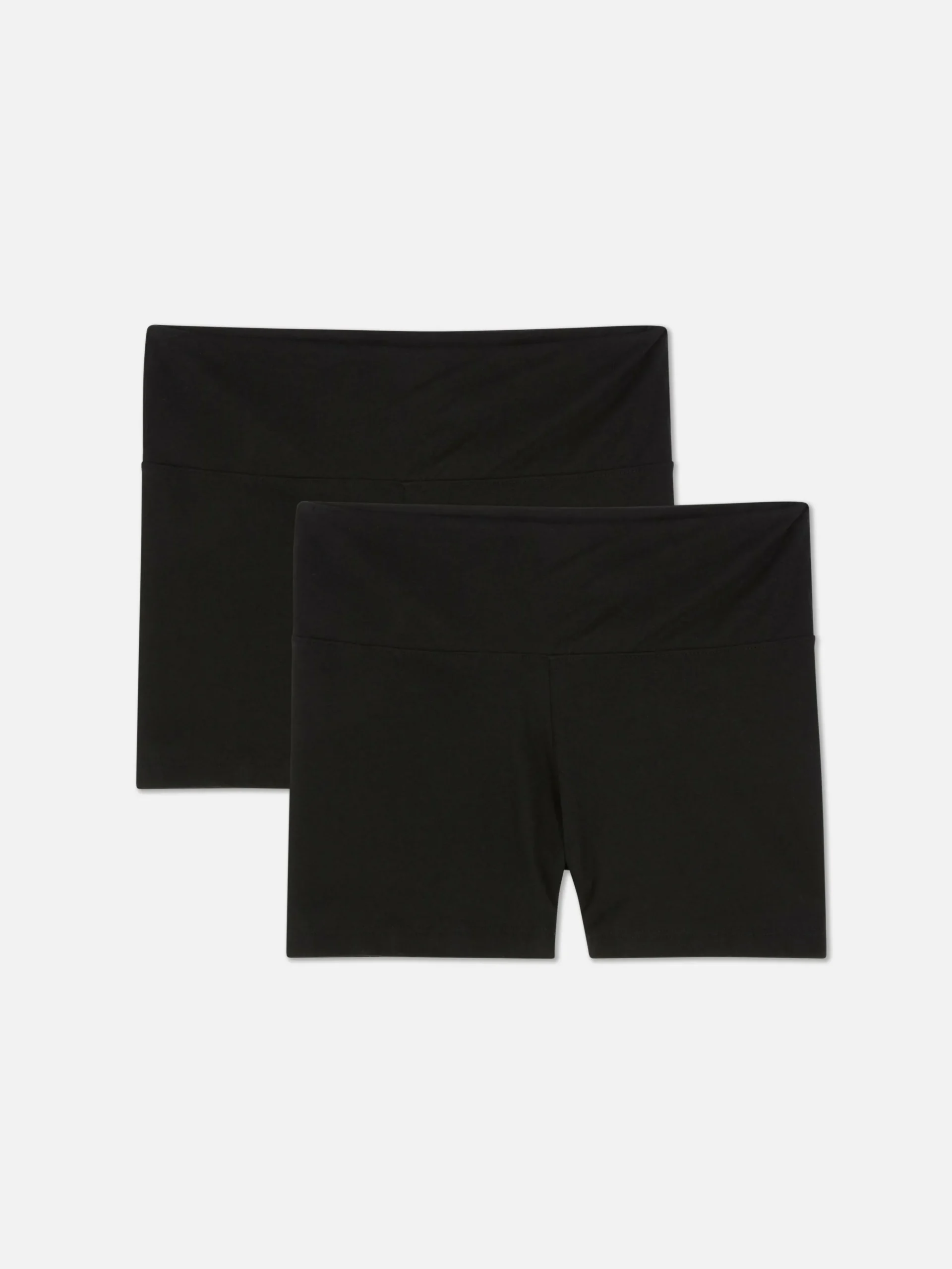 Clearance Yogashorts Mit Hohem Bund, 2er-Pack Damen Shorts