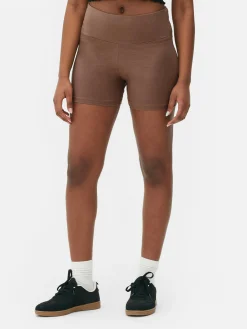 Clearance Yogashorts Mit Hohem Bund, 2er-Pack Damen Shorts