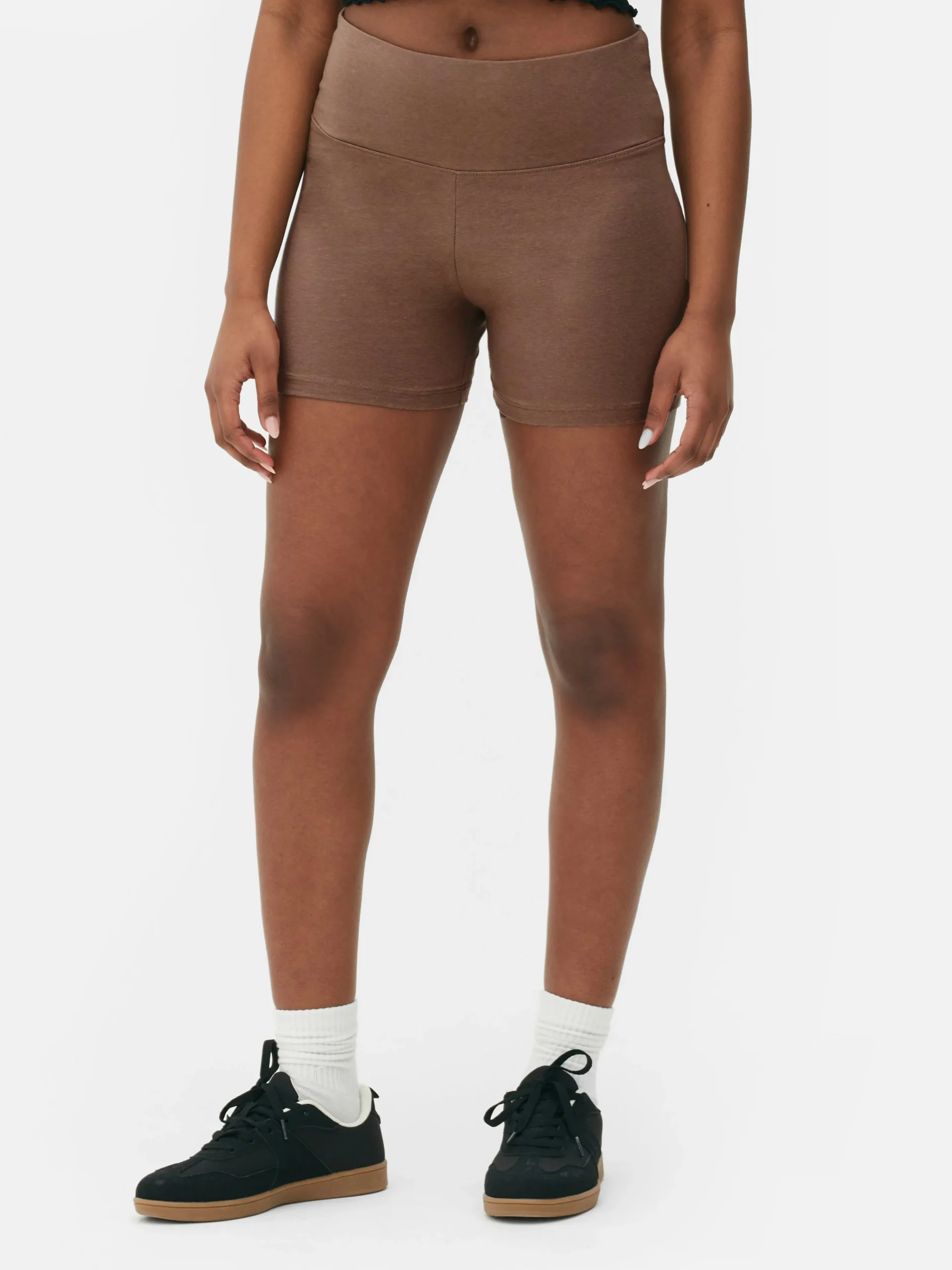 Clearance Yogashorts Mit Hohem Bund, 2er-Pack Damen Shorts