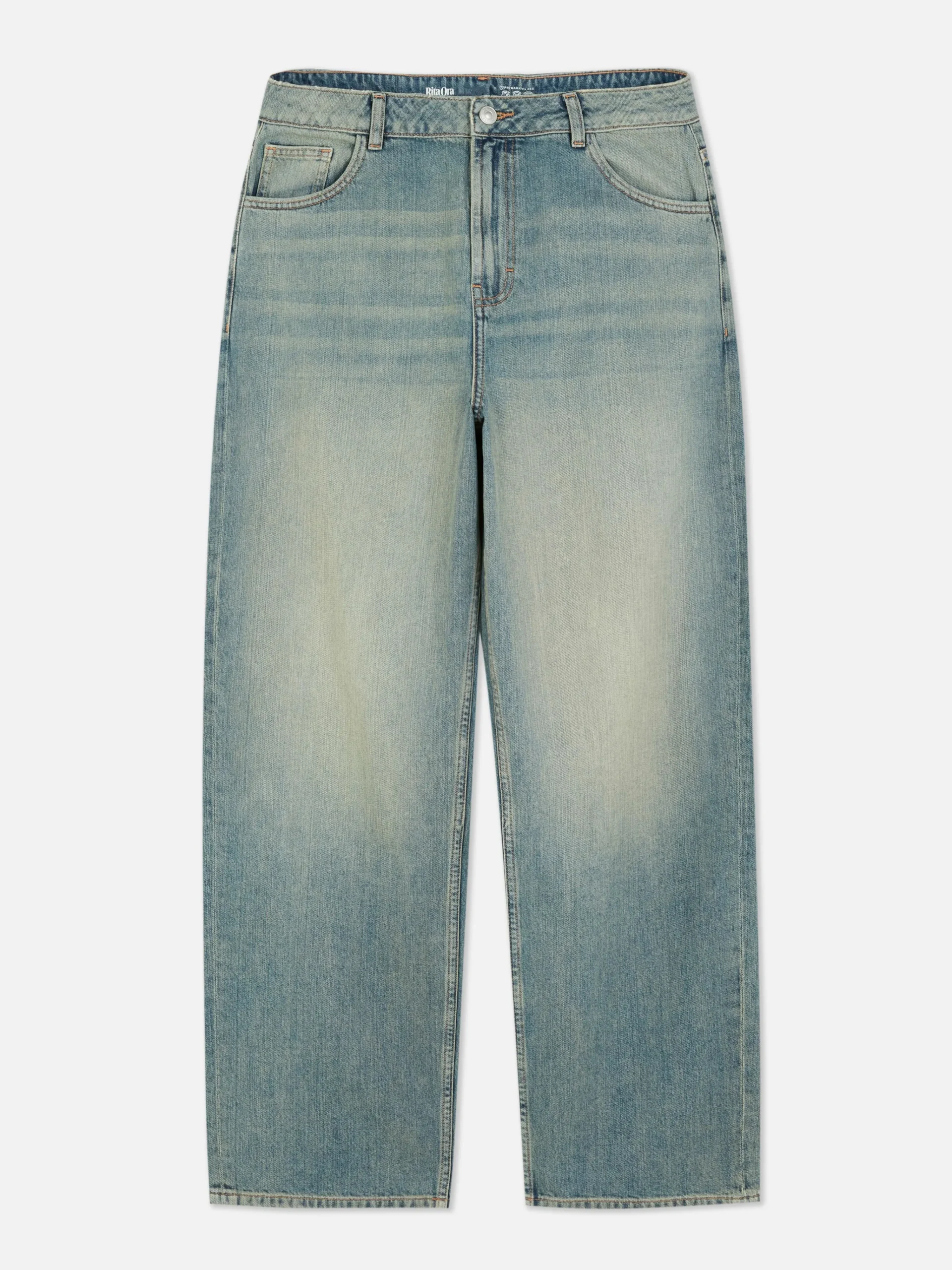 Best Zerrissene „Rita Ora“ Dad-Jeans Damen Jeans