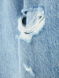 Clearance Zerrissene „Rita Ora“ Dad-Jeans Damen Jeans