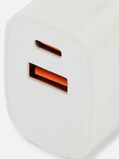 Clearance Zweipoliger Doppel-USB-Stecker, 10 Watt Ladegeräte