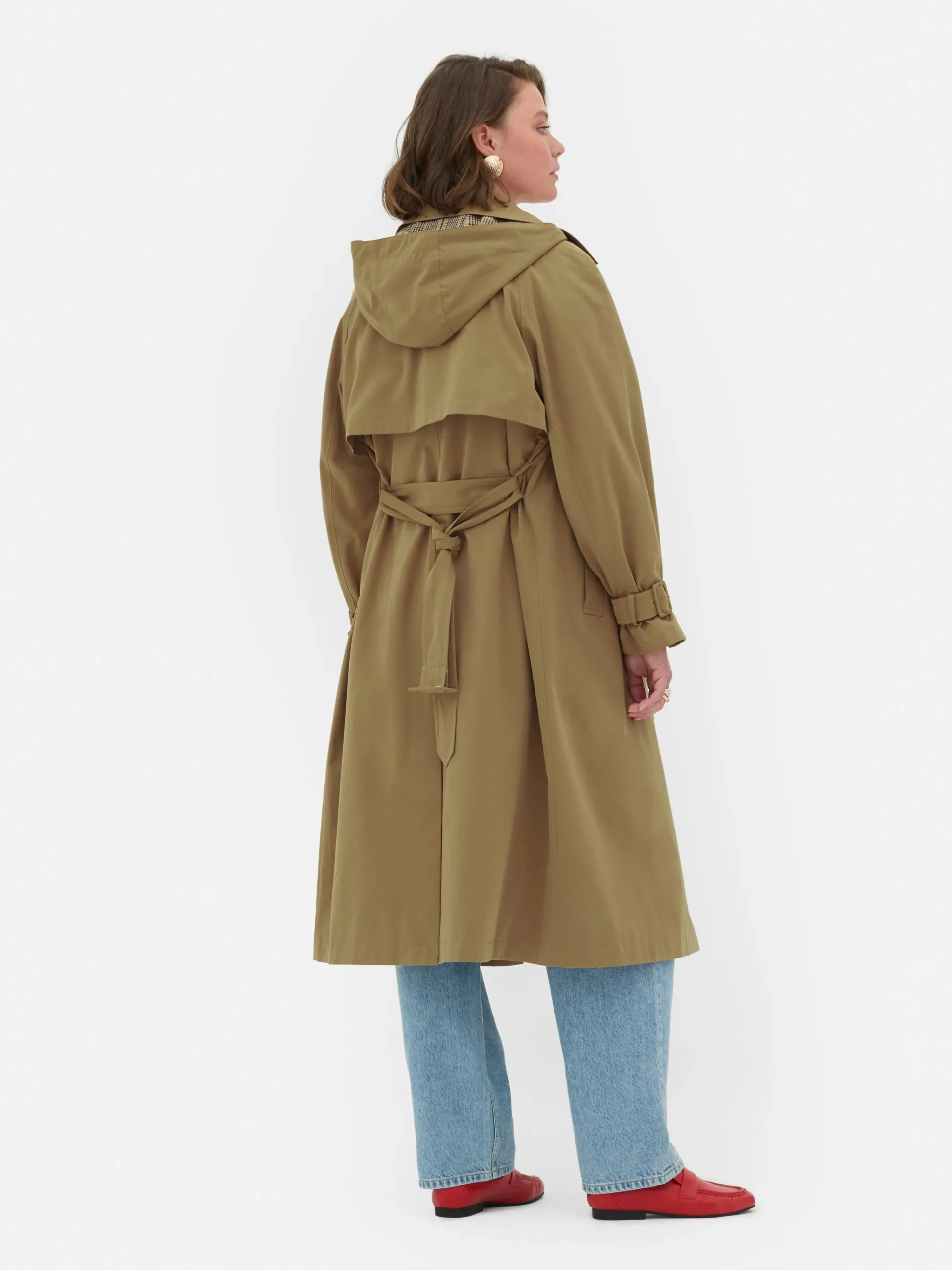 New Zweireihiger „Rita Ora“ Mac Mit Kapuze Damen Jacken Und Mäntel