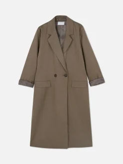 Sale Zweireihiger „The Edit“ Duster-Mantel Damen Jacken Und Mäntel