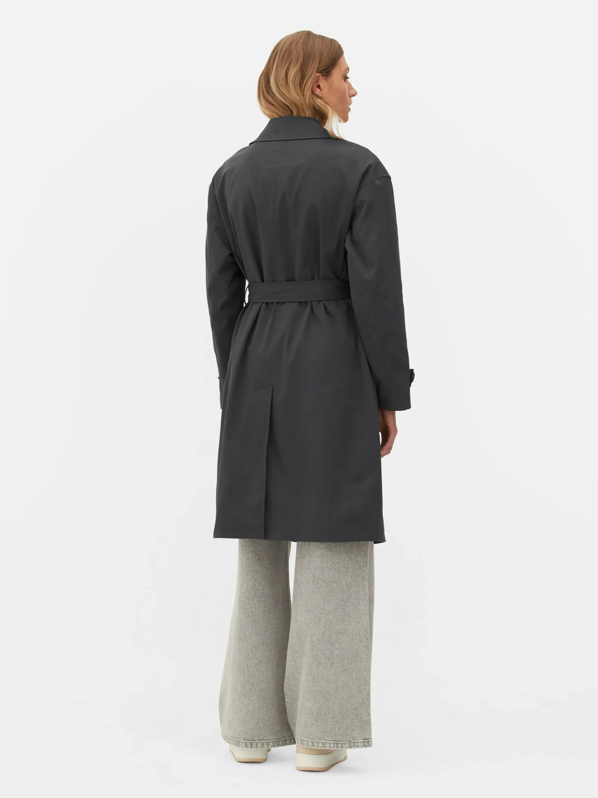 Zweireihiger Trenchcoat Mit Gürtel Damen Jacken Und Mäntel