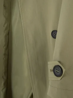 Discount Zweireihiger Trenchcoat Mit Gürtel Damen Jacken Und Mäntel