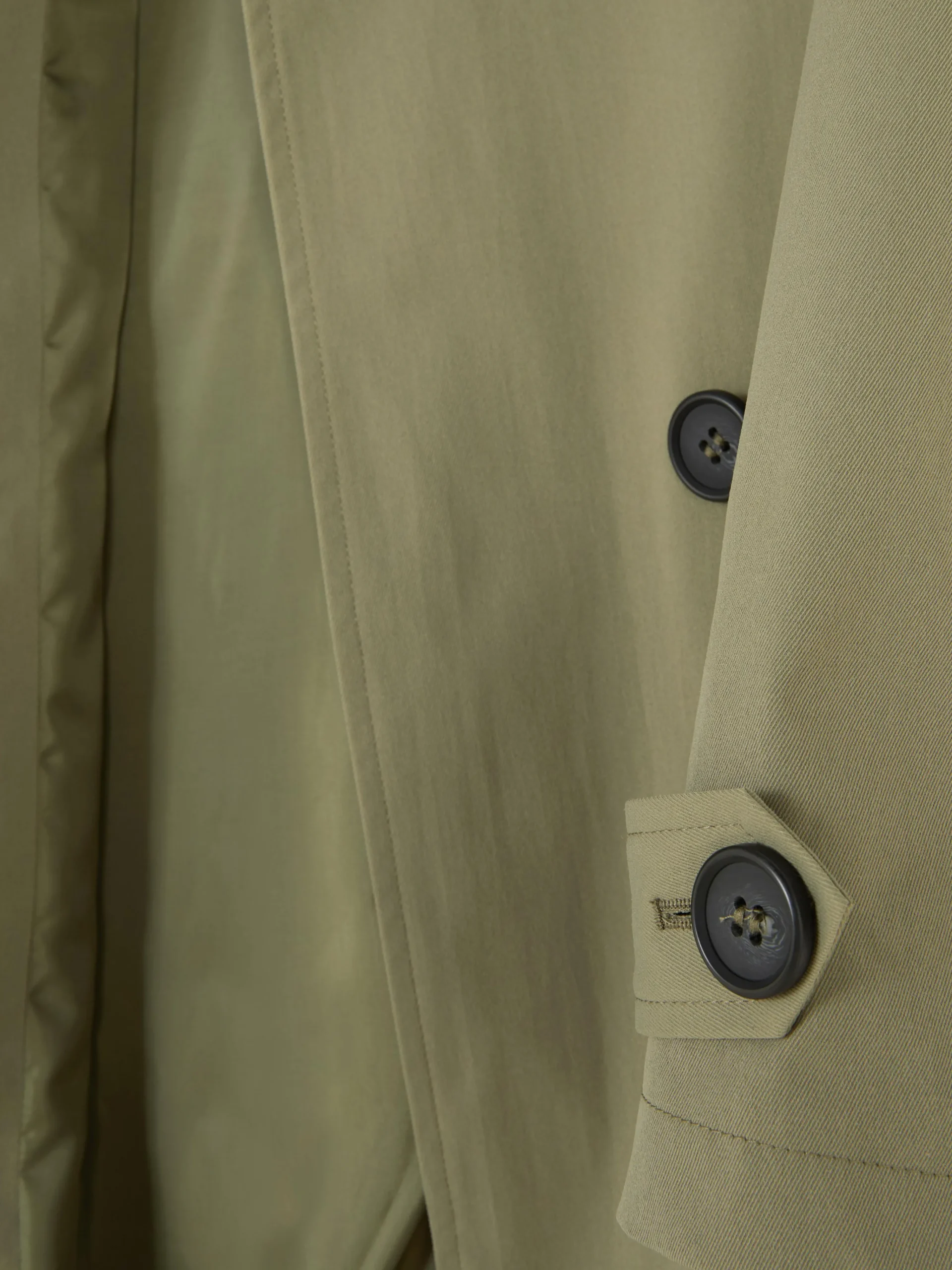 Discount Zweireihiger Trenchcoat Mit Gürtel Damen Jacken Und Mäntel