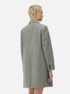 Zweireihiger Twillmantel Damen Jacken Und Mäntel