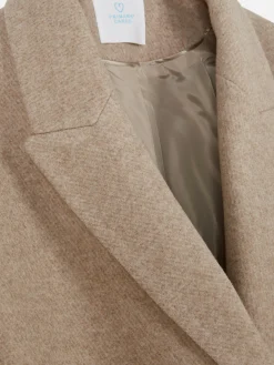 Sale Zweireihiger Twillmantel Damen Jacken Und Mäntel